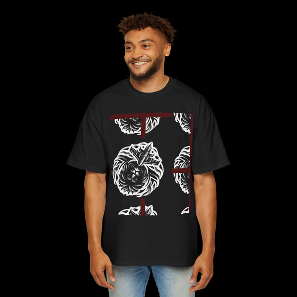 Resolute by JetLion – Statement Graphic Tee | Unshaken. Unmoved. Unapologetic. | Stylish Men's Oversized Tee, Graphic Tee, Casual Wear, Comfortable Shirt, Streetwear Fashion, Gift for Him