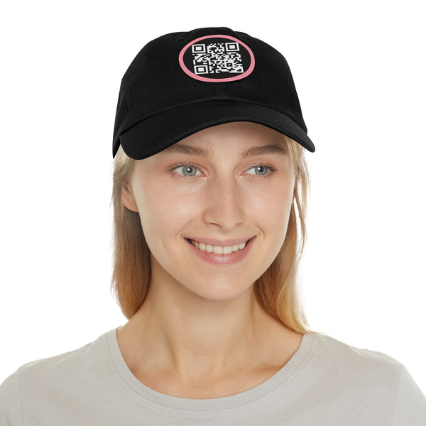 Cipher by JetLion – QR Patch Dad Hat for Silent Impact & Coded Presence Perfect for Casual Outfits, Gifts, Summer, Outdoor Adventures, Unique Accessories