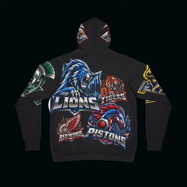 BackBone by JetLion— Detroit Sports Culture Hoodie