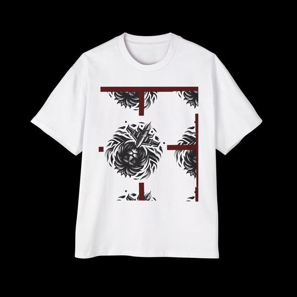 Resolute by JetLion – Statement Graphic Tee | Unshaken. Unmoved. Unapologetic. | Stylish Men's Oversized Tee, Graphic Tee, Casual Wear, Comfortable Shirt, Streetwear Fashion, Gift for Him