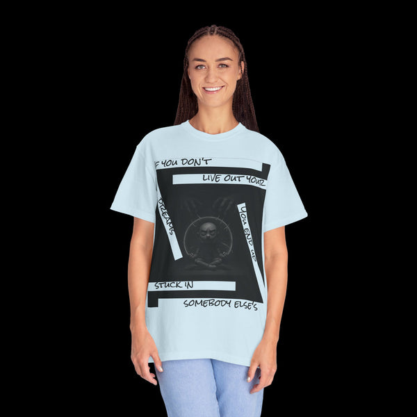 Phrazorblade by JetLion presents Detach | Inspirational Graphic Tee, Motivational T-Shirt, Unisex Casual Wear, Gift for Dreamers, Everyday Comfort, Unique Statement Shirt