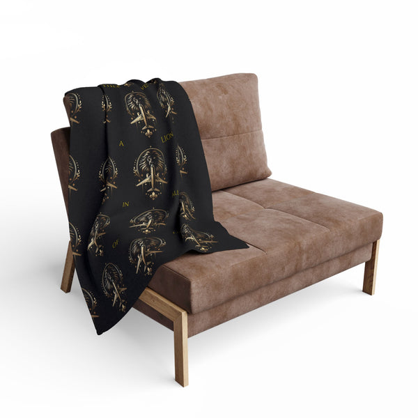 Flight Line Fleece: Premium Throw Blanket Gift x Cozy JetLion Home Drop (Copy)