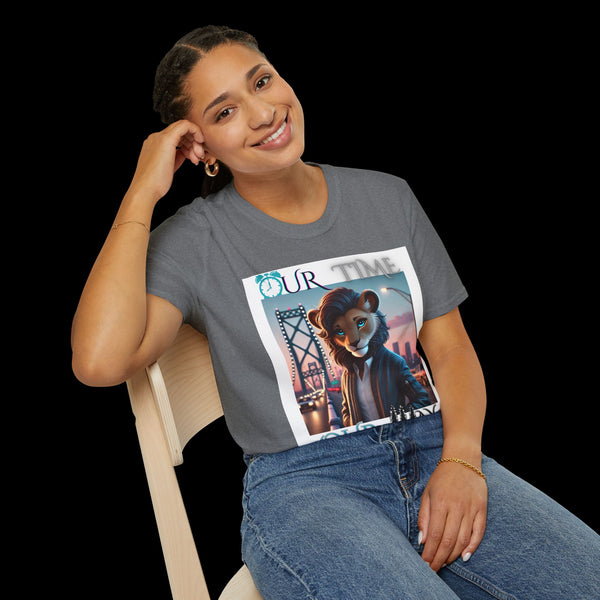 Duperfans by JetLion presents Ambassadress | Our Time. Our Way. Tee, Trendsetter Tee, Unisex Softstyle Tee, Animated Style Shirt, Perfect Gift for Kids & Teens