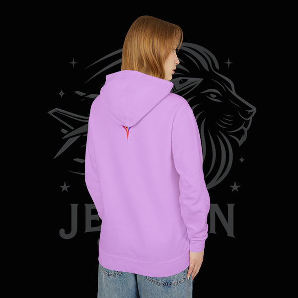 JetLion Present StarBurst Signature Lightweight Hoodie V1 — "JetLion" Cosmic Infused Graphic Sweatshirt