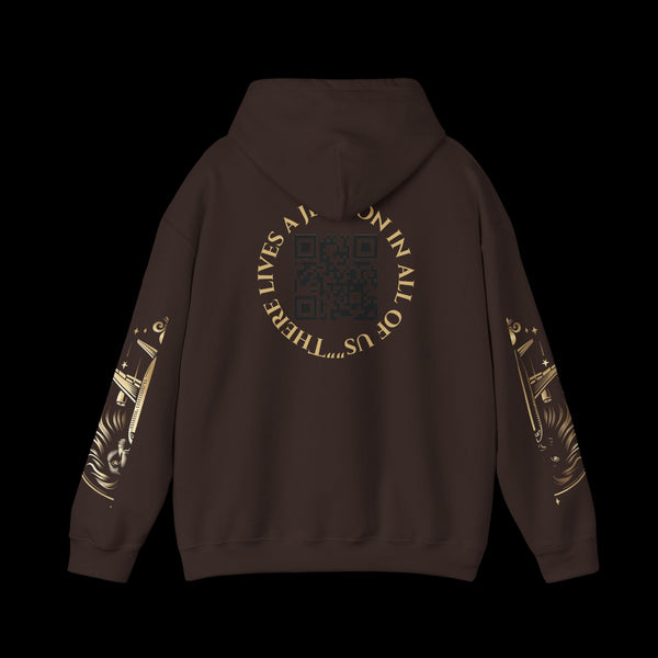 Manifest by JetLion Streak Hoodie:  Unisex Luxury Streetwear x Gift for Him x JetLion Signature Drop