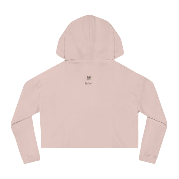 Adversity by JetLion – LetMeBe University Cropped Hoodie | Cropped Hooded Sweatshirt with Lion Design, Stylish Sweatshirt for College, Gift for Her, Casual Outfit, Trendy Top