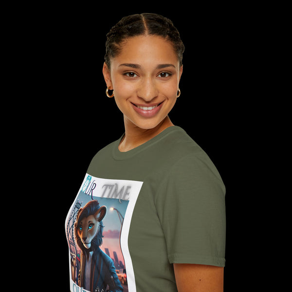 Duperfans by JetLion presents Ambassadress | Our Time. Our Way. Tee, Trendsetter Tee, Unisex Softstyle Tee, Animated Style Shirt, Perfect Gift for Kids & Teens