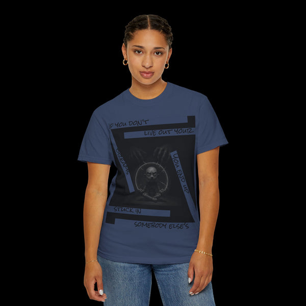 Phrazorblade by JetLion presents Detach | Inspirational Graphic Tee, Motivational T-Shirt, Unisex Casual Wear, Gift for Dreamers, Everyday Comfort, Unique Statement Shirt