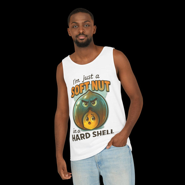 Phrazorblade by JetLion presents OnGuard – Emotional Armor Tank for the Bold and Reserved | Summer Wear, Gift for Him/Her, Casual Layering, Animal Lovers