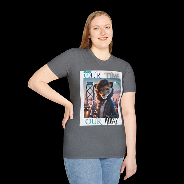 Duperfans by JetLion presents Ambassadress | Our Time. Our Way. Tee, Trendsetter Tee, Unisex Softstyle Tee, Animated Style Shirt, Perfect Gift for Kids & Teens