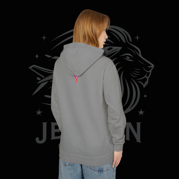 JetLion Present StarBurst Signature Lightweight Hoodie V1 — "JetLion" Cosmic Infused Graphic Sweatshirt