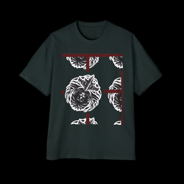 Resolute by JetLion – Statement Graphic Tee | Unshaken. Unmoved. Unapologetic. | Stylish Men's Oversized Tee, Graphic Tee, Casual Wear, Comfortable Shirt, Streetwear Fashion, Gift for Him