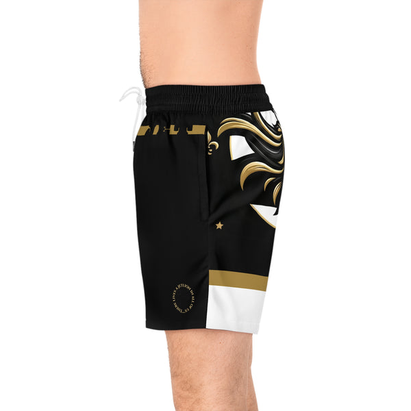 Takeoff by JetLion presents Stealth Black Trunks Luxe Flight Edition | Beachwear, Summer Essentials, Pool Party Attire, Vacation Gear