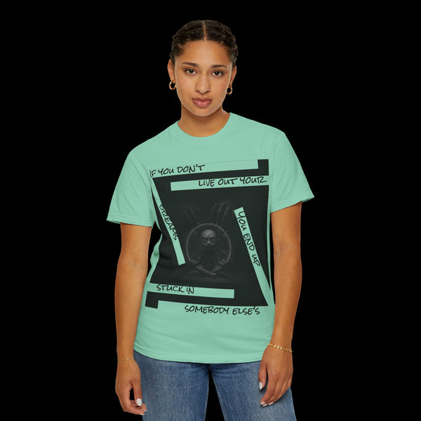 Phrazorblade by JetLion presents Detach | Inspirational Graphic Tee, Motivational T-Shirt, Unisex Casual Wear, Gift for Dreamers, Everyday Comfort, Unique Statement Shirt