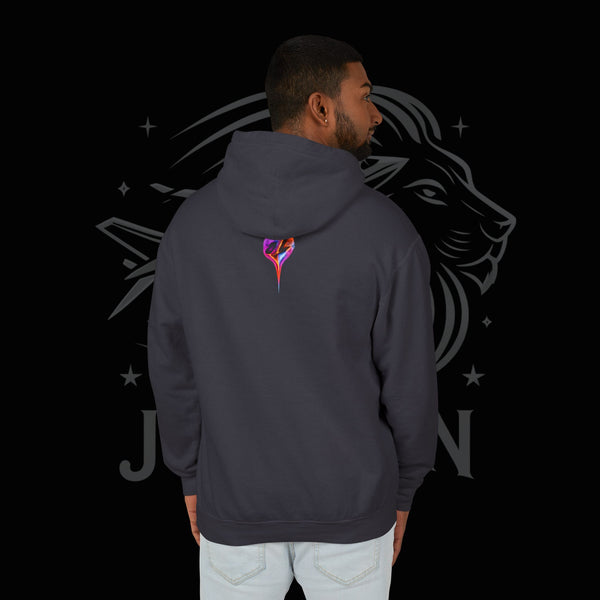 JetLion Present StarBurst Signature Lightweight Hoodie V1 — "JetLion" Cosmic Infused Graphic Sweatshirt