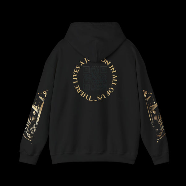 Manifest by JetLion Streak Hoodie:  Unisex Luxury Streetwear x Gift for Him x JetLion Signature Drop