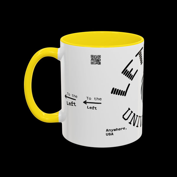 Adversity by JetLion presents Letmebe University Mug: Funny Minimalist Coffee Cup x Gift for the Unbothered x JetLion Mindset Drop