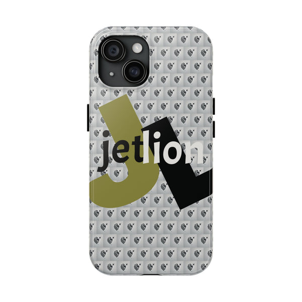 Tough Phone Cases, Bold Lion Crest iPhone 15 Case, JL Logo, Clean Modern Design, Quiet Power, Impact Case by JetLion (Copy)