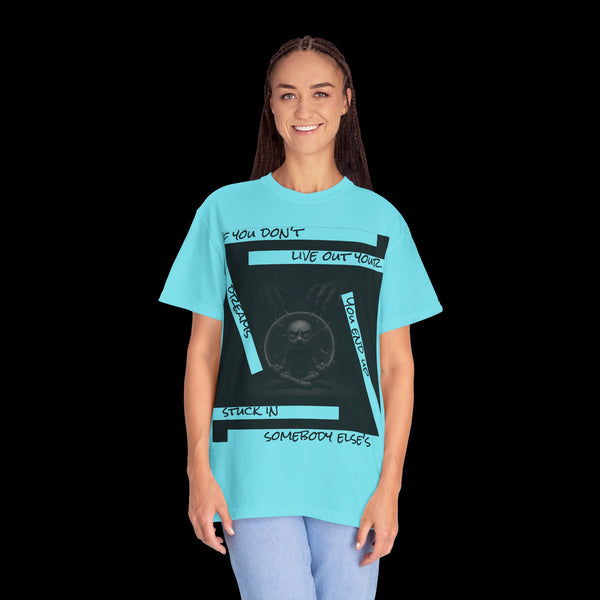 Phrazorblade by JetLion presents Detach | Inspirational Graphic Tee, Motivational T-Shirt, Unisex Casual Wear, Gift for Dreamers, Everyday Comfort, Unique Statement Shirt