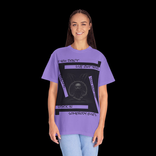 Phrazorblade by JetLion presents Detach | Inspirational Graphic Tee, Motivational T-Shirt, Unisex Casual Wear, Gift for Dreamers, Everyday Comfort, Unique Statement Shirt