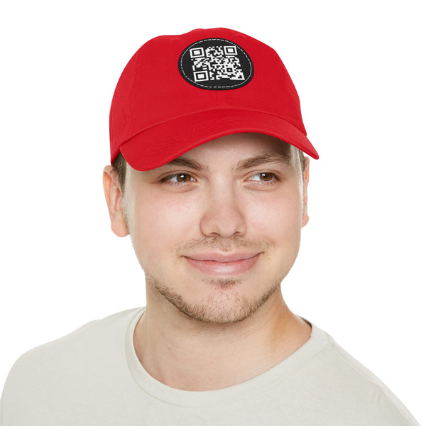 Cipher by JetLion – QR Patch Dad Hat for Silent Impact & Coded Presence Perfect for Casual Outfits, Gifts, Summer, Outdoor Adventures, Unique Accessories