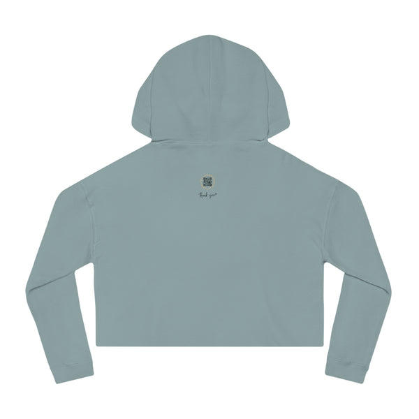 Adversity by JetLion – LetMeBe University Cropped Hoodie | Cropped Hooded Sweatshirt with Lion Design, Stylish Sweatshirt for College, Gift for Her, Casual Outfit, Trendy Top