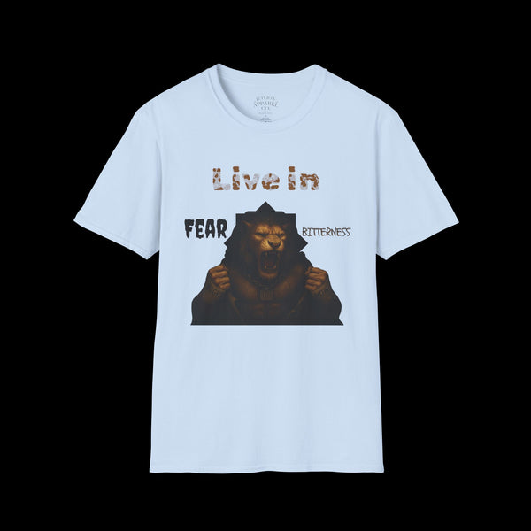 Breakthrough by JetLion Statement Tee of Unshakable Defiance | Duperfans x Phrazorblade Collaboration - Motivational Tee, Animal Lover Gift, Everyday Casual Wear, Fitness Apparel