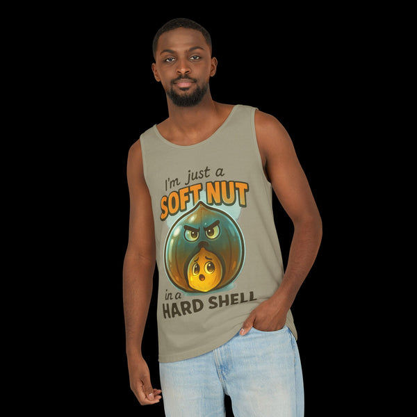 Phrazorblade by JetLion presents OnGuard – Emotional Armor Tank for the Bold and Reserved | Summer Wear, Gift for Him/Her, Casual Layering, Animal Lovers