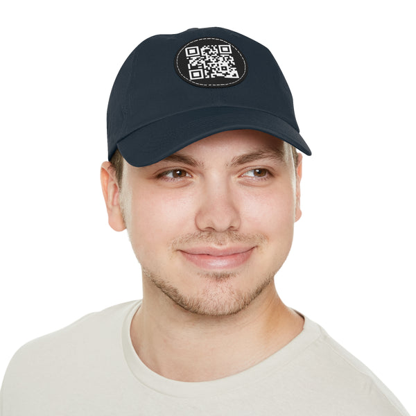 Cipher by JetLion – QR Patch Dad Hat for Silent Impact & Coded Presence Perfect for Casual Outfits, Gifts, Summer, Outdoor Adventures, Unique Accessories