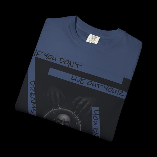 Phrazorblade by JetLion presents Detach | Inspirational Graphic Tee, Motivational T-Shirt, Unisex Casual Wear, Gift for Dreamers, Everyday Comfort, Unique Statement Shirt
