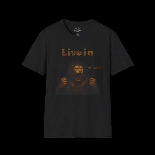 Breakthrough by JetLion Statement Tee of Unshakable Defiance | Duperfans x Phrazorblade Collaboration - Motivational Tee, Animal Lover Gift, Everyday Casual Wear, Fitness Apparel