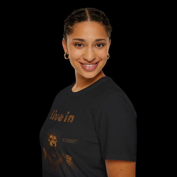 Breakthrough by JetLion Statement Tee of Unshakable Defiance | Duperfans x Phrazorblade Collaboration - Motivational Tee, Animal Lover Gift, Everyday Casual Wear, Fitness Apparel