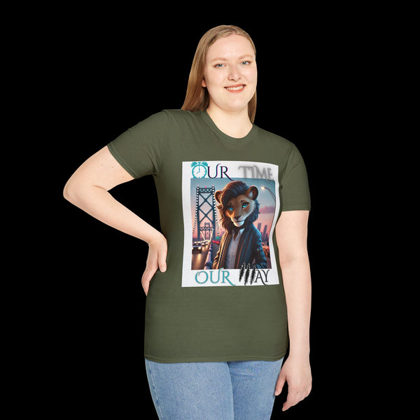 Duperfans by JetLion presents Ambassadress | Our Time. Our Way. Tee, Trendsetter Tee, Unisex Softstyle Tee, Animated Style Shirt, Perfect Gift for Kids & Teens