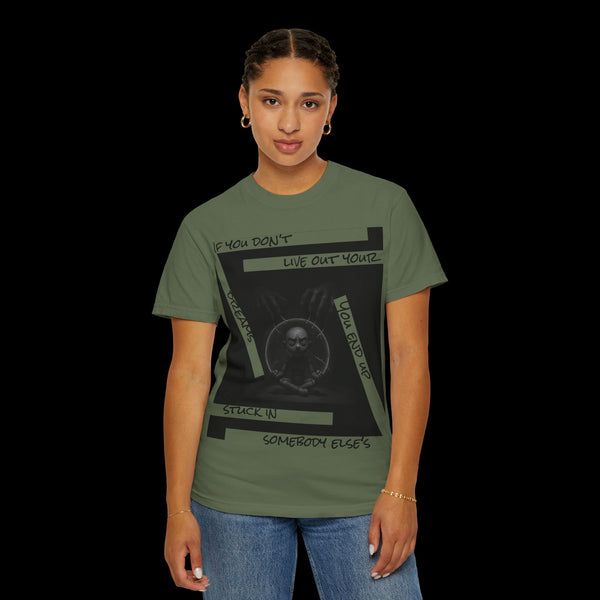 Phrazorblade by JetLion presents Detach | Inspirational Graphic Tee, Motivational T-Shirt, Unisex Casual Wear, Gift for Dreamers, Everyday Comfort, Unique Statement Shirt