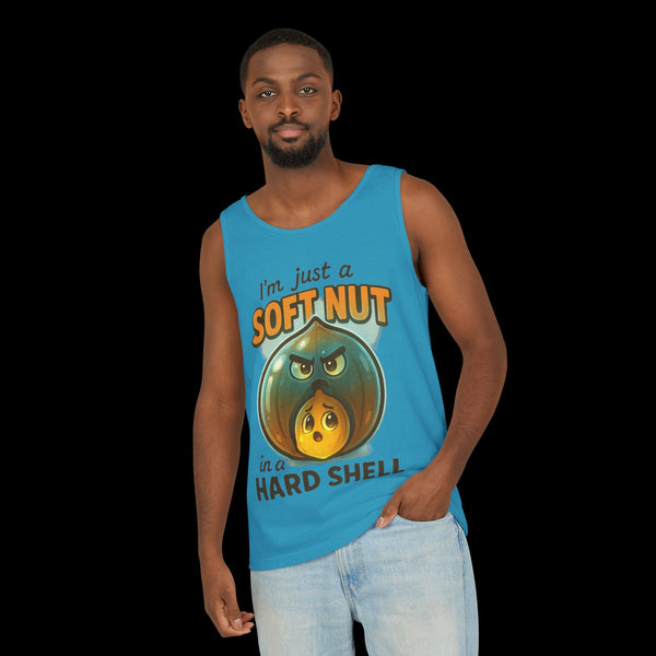 Phrazorblade by JetLion presents OnGuard – Emotional Armor Tank for the Bold and Reserved | Summer Wear, Gift for Him/Her, Casual Layering, Animal Lovers