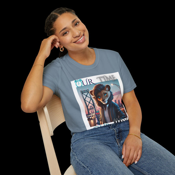 Duperfans by JetLion presents Ambassadress | Our Time. Our Way. Tee, Trendsetter Tee, Unisex Softstyle Tee, Animated Style Shirt, Perfect Gift for Kids & Teens