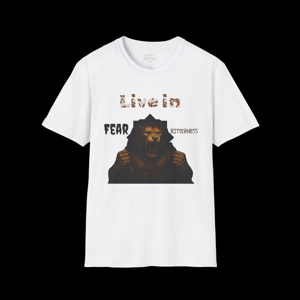 Breakthrough by JetLion Statement Tee of Unshakable Defiance | Duperfans x Phrazorblade Collaboration - Motivational Tee, Animal Lover Gift, Everyday Casual Wear, Fitness Apparel