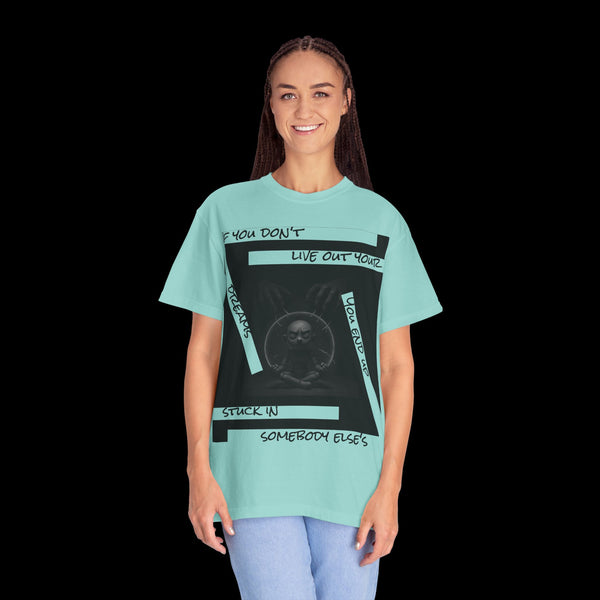 Phrazorblade by JetLion presents Detach | Inspirational Graphic Tee, Motivational T-Shirt, Unisex Casual Wear, Gift for Dreamers, Everyday Comfort, Unique Statement Shirt