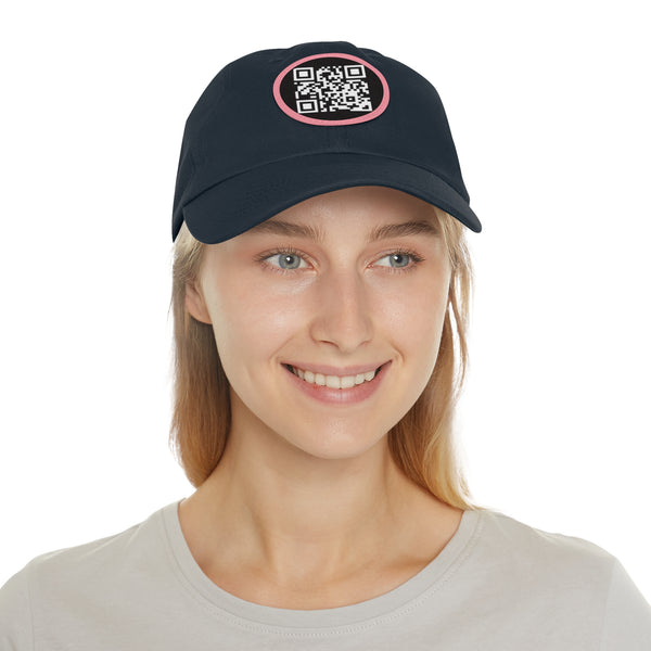 Cipher by JetLion – QR Patch Dad Hat for Silent Impact & Coded Presence Perfect for Casual Outfits, Gifts, Summer, Outdoor Adventures, Unique Accessories