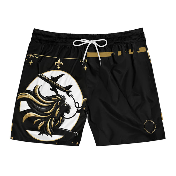 Takeoff by JetLion presents Stealth Black Trunks Luxe Flight Edition | Beachwear, Summer Essentials, Pool Party Attire, Vacation Gear