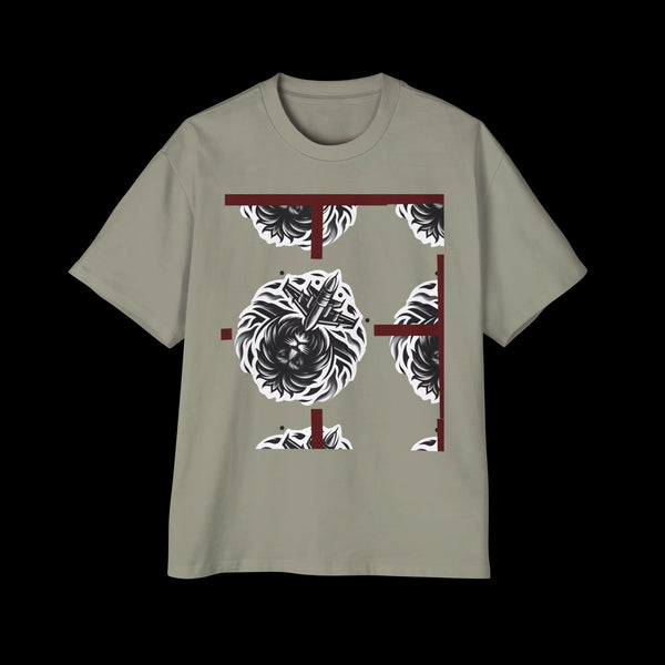 Resolute by JetLion – Statement Graphic Tee | Unshaken. Unmoved. Unapologetic. | Stylish Men's Oversized Tee, Graphic Tee, Casual Wear, Comfortable Shirt, Streetwear Fashion, Gift for Him