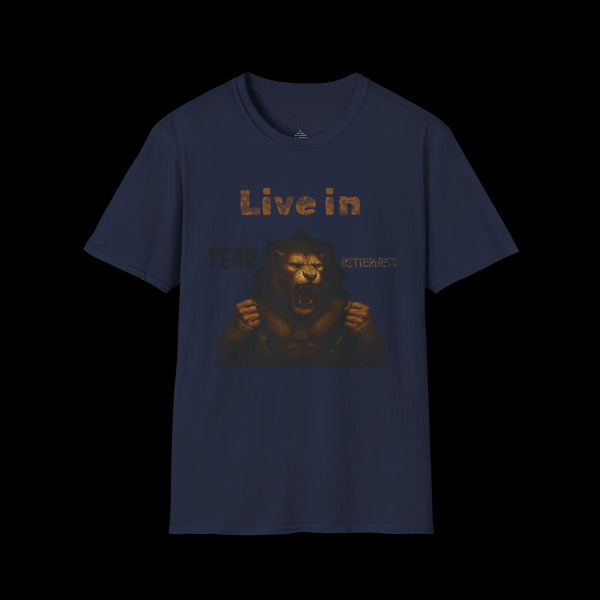 Breakthrough by JetLion Statement Tee of Unshakable Defiance | Duperfans x Phrazorblade Collaboration - Motivational Tee, Animal Lover Gift, Everyday Casual Wear, Fitness Apparel