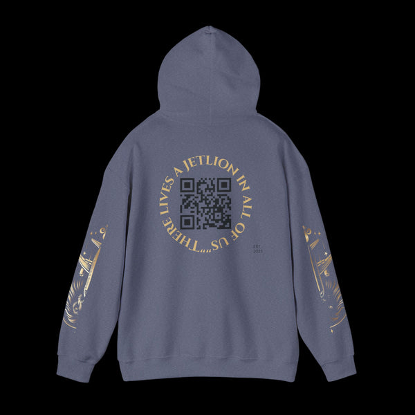 Manifest by JetLion Streak Hoodie:  Unisex Luxury Streetwear x Gift for Him x JetLion Signature Drop
