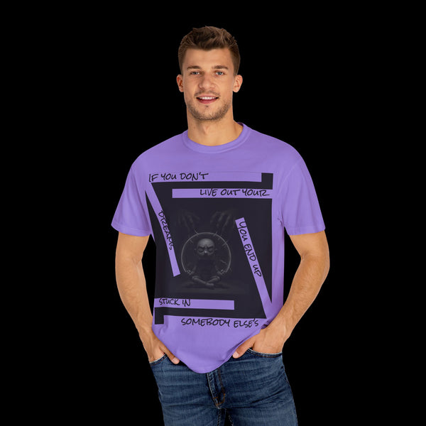 Phrazorblade by JetLion presents Detach | Inspirational Graphic Tee, Motivational T-Shirt, Unisex Casual Wear, Gift for Dreamers, Everyday Comfort, Unique Statement Shirt