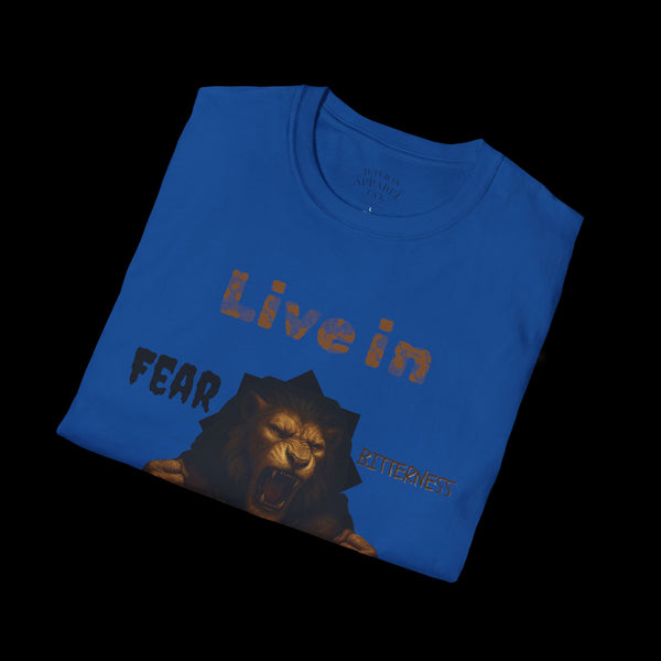 Breakthrough by JetLion Statement Tee of Unshakable Defiance | Duperfans x Phrazorblade Collaboration - Motivational Tee, Animal Lover Gift, Everyday Casual Wear, Fitness Apparel