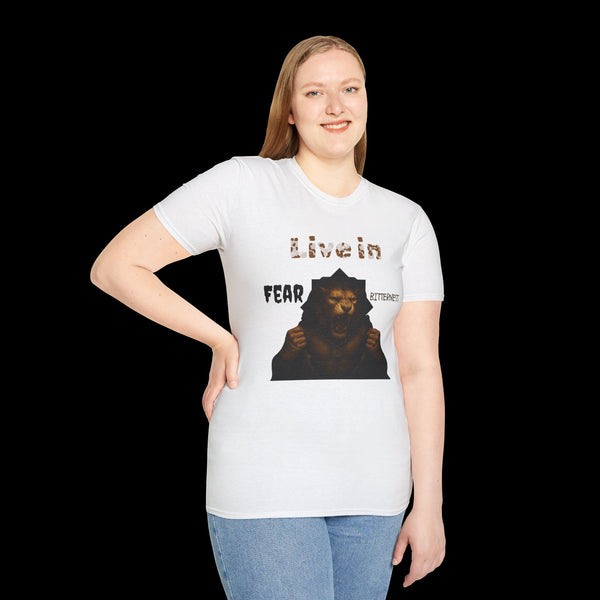 Breakthrough by JetLion Statement Tee of Unshakable Defiance | Duperfans x Phrazorblade Collaboration - Motivational Tee, Animal Lover Gift, Everyday Casual Wear, Fitness Apparel