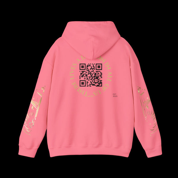 Manifest by JetLion Streak Hoodie:  Unisex Luxury Streetwear x Gift for Him x JetLion Signature Drop