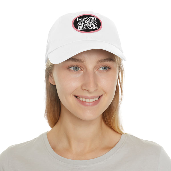 Cipher by JetLion – QR Patch Dad Hat for Silent Impact & Coded Presence Perfect for Casual Outfits, Gifts, Summer, Outdoor Adventures, Unique Accessories