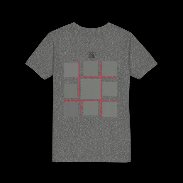 Checkmate by JetLion "Tic-Tac-Toe" Edition– Youth Statement Tee For the Ones Who Move Different | Playful Youth Tee, Fun Cotton T-Shirt, Casual Summer Wear, Kids Game Shirt, Unique Gift for Boys and Girls