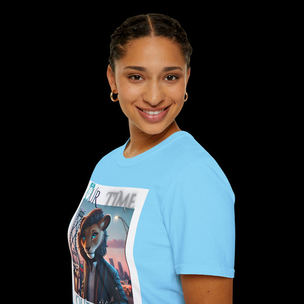 Duperfans by JetLion presents Ambassadress | Our Time. Our Way. Tee, Trendsetter Tee, Unisex Softstyle Tee, Animated Style Shirt, Perfect Gift for Kids & Teens